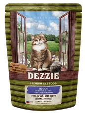 Dezzie Indoor Adult Cat (Курица, говядина)